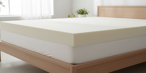 تاپر لاتکس یا فوم متراکم برای سفتتر کردن تشک نرم با ضخامت حداقل ۵ سانتیمتر