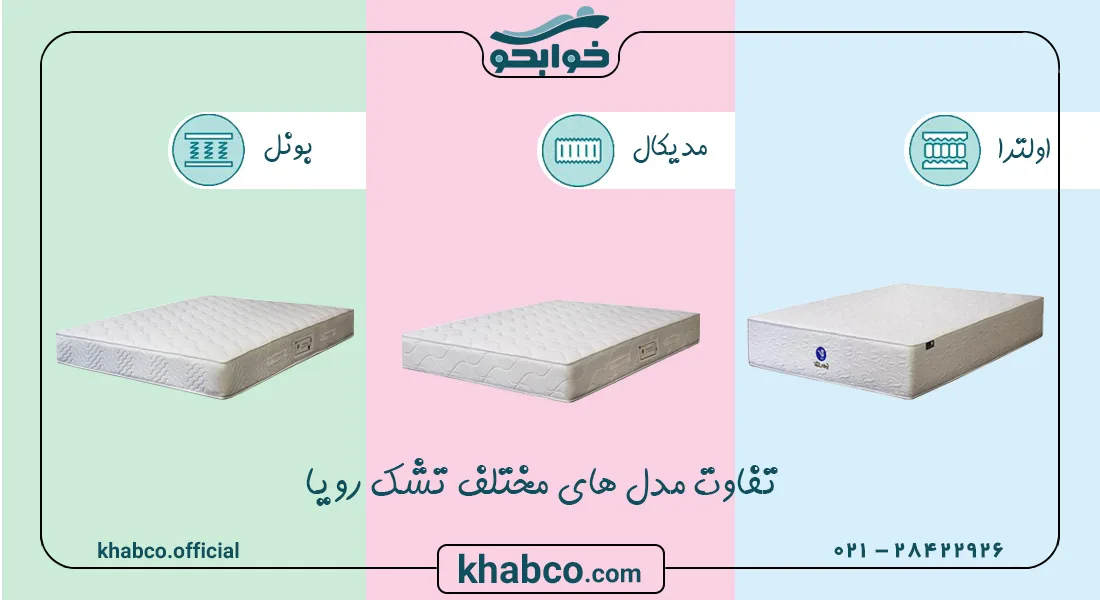 تفاوت وشباهت مدل های مختلف تشک رویا