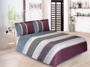 ست لحاف و روتختی دو نفره ۴ تکه رزین تاژ مدل پولار