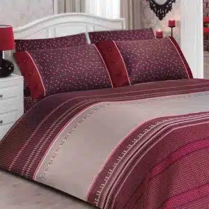 ست لحاف و روتختی دو نفره ۴ تکه رزین تاژ مدل اسکوار