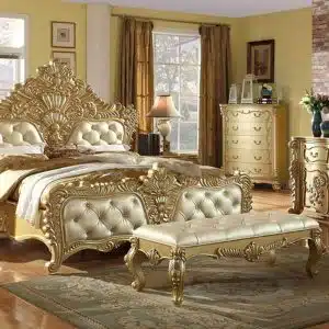 تخت خواب دو نفره کلاسیک مدل نوریس سایز ۱۶۰ در ۲۰۰ سانتیمتر