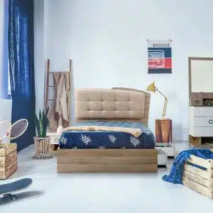 تخت و میز آرایش بلج مدل نوجوان نریمان 3