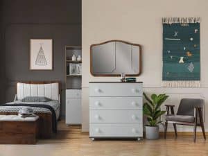 سرویس خواب بلج مدل نوجوان طرح ترک آناهیتا ۲ سایز ۹۰ در ۲۰۰ سانتیمتر