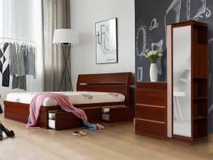 سرویس خواب دونفره بلج مدل سبلان سایز ۱۶۰ در ۲۰۰ سانتیمتر