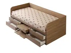تخت خواب یک نفره کشودار BS 903