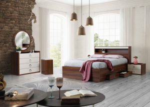 سرویس خواب دونفره بلج مدل بیتا سایز ۱۴۰ در ۲۰۰ سانتیمتر