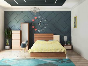 سرویس خواب دونفره بلج مدل دیبا سایز ۱۶۰ در ۲۰۰ سانتیمتر