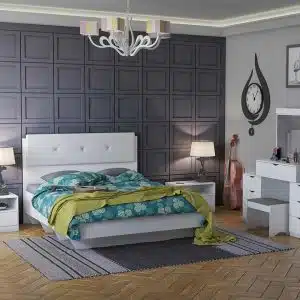 سرویس خواب سفید مدل بهار