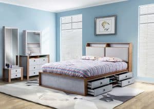 سرویس خواب دونفره بلج مدل کوروش سایز ۱۶۰ در ۲۰۰ سانتیمتر