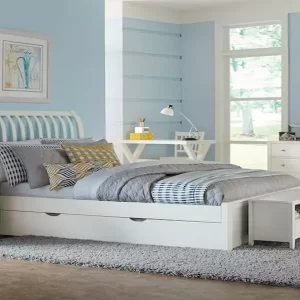 قیمت تخت خواب سفید ساده تک نفره