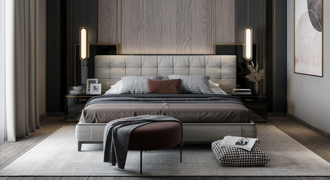 تأثیر استفاده از تاج تخت در دکوراسیون اتاق خواب 15 تأثیر استفاده از تاج تخت در دکوراسیون اتاق خواب