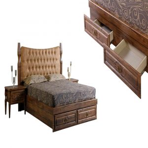 تختخواب پارس چوب مدل نارسیس