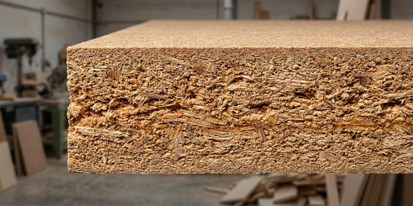 مراحل ساخت ام دی اف از خرد کردن چوب و افزودن چسب رزین تا پرس حرارتی و برش ورق نهایی