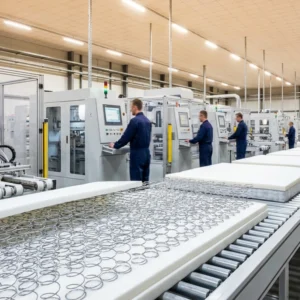 مراحل تولید تشک‌های فنری