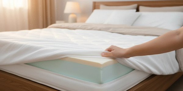 تشک طبی ارتوپدیک با ساختار سفت و لایههای فوم چگالی بالا که ستون فقرات را در راستای صحیح نگه داشته است