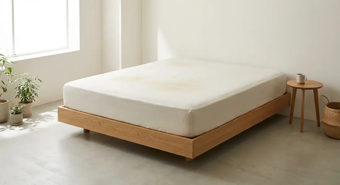 چرا تشک تخت زرد میشه؟