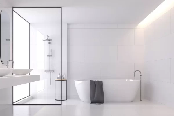 سبک مینیمالیستی Minimalist در طراحی دکوراسیون داخلی سرویس بهداشتی و حمام