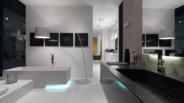 سبک های tech و High-Tech در طراحی دکوراسیون داخلی سرویس بهداشتی و حمام