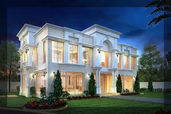 ویلای لوکس در سبک کلاسیک