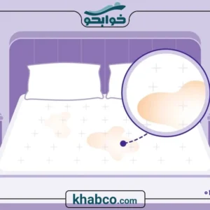آموزش از بین بردن لکه زرد روی تشک تخت