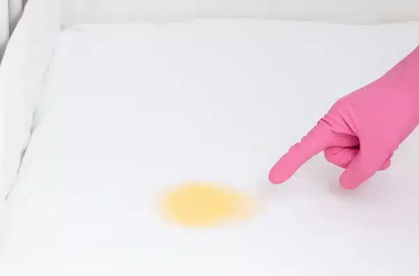 راهنمای جامع برای از بین بردن لکه‌های زرد روی تشک تخت