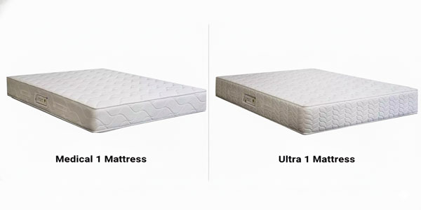 مقایسه تشک رویا اولترا ۱ و تشک رویا مدیکال ۱ در کنار هم